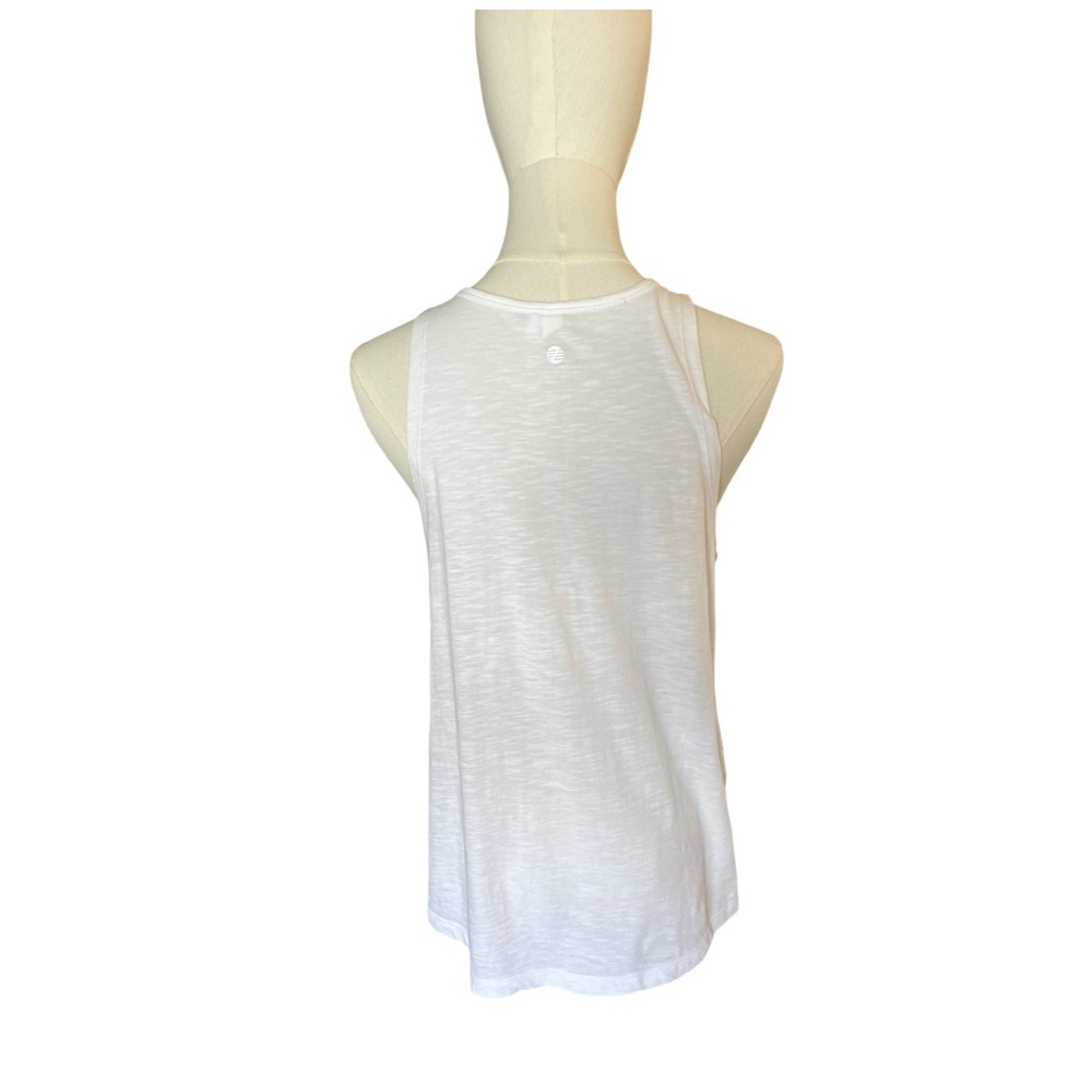 Zella White Sleeveless Tank Top Womens Size XS NWT - Picture 3 of 7